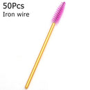 50Pcs Disposable Eyelash Brushes Eyelashes Extension Tools Eyebrow Brush Mascara Wands Applicator Spoolers Eye Lashes Cosmetic