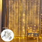 3MX3M LED Curtain Garland on The Window USB String Lights Fairy Festoon Remote Control New Year Christmas Decorations for Home