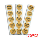 100-500pcs Round Natural Kraft Handmade Stickers Scrapbooking For Package Adhesive Thank You Sticker Seal Labels Stationery