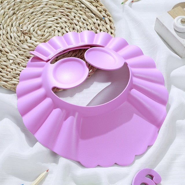 1pc Baby Shampoo Shower Cap Wash Hair Soft Foam Adjustable Bathing Bath Protect Cap Hat For Baby Children Kids Shampoo Hat