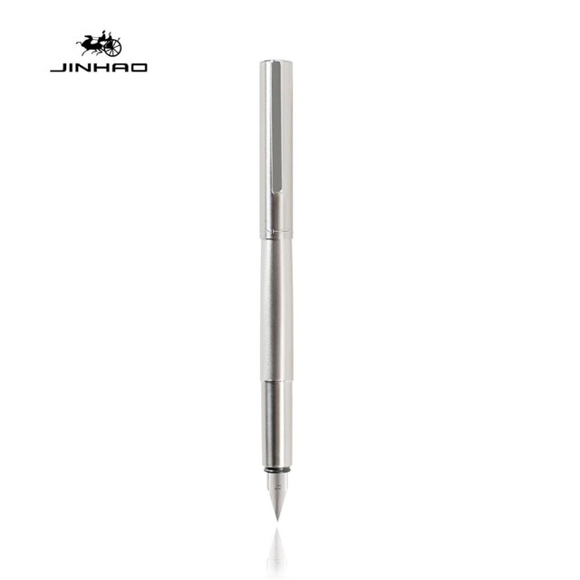 Jinhao 35 Series Fountain Pen Steel Barrel Airplane Extra Fine Tip Ink Pens Office Business School Writing Calligraphy A6118