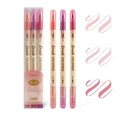 3pcs Retro color Brush Marker Pens Set Dual side Fine Liner Water Based Ink Blendable Watercolor Art Paint Drawing School F133