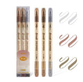 3pcs Retro color Brush Marker Pens Set Dual side Fine Liner Water Based Ink Blendable Watercolor Art Paint Drawing School F133