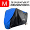190T Black Blue Design Waterproof Motorcycle Covers Motors Dust Rain Snow UV Protector Cover Indoor Outdoor M L XL XXL XXXL D35