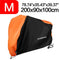 190T Black Blue Design Waterproof Motorcycle Covers Motors Dust Rain Snow UV Protector Cover Indoor Outdoor M L XL XXL XXXL D35