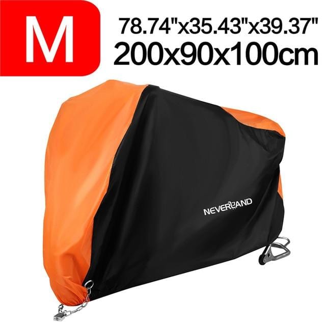 190T Black Blue Design Waterproof Motorcycle Covers Motors Dust Rain Snow UV Protector Cover Indoor Outdoor M L XL XXL XXXL D35