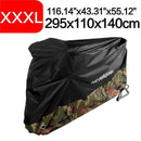 190T Black Blue Design Waterproof Motorcycle Covers Motors Dust Rain Snow UV Protector Cover Indoor Outdoor M L XL XXL XXXL D35