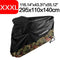 190T Black Blue Design Waterproof Motorcycle Covers Motors Dust Rain Snow UV Protector Cover Indoor Outdoor M L XL XXL XXXL D35