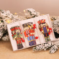 9pcs/box Christmas Car Wooden Pendants Xmas Tree Hanging Ornaments Christmas Decorations for Home Kids Gift Noel Navidad Decor