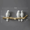 Wall Decorations Home Accessories Living Room Hanger Resin Bird hanger key kitchen Coat Clothes Towel Hooks Hat Handbag Holder