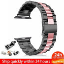 Stainless Steel Strap For Apple Watch 6 5 4 3 2 1 Band 38mm 42mm Bracelet Sport Band for iWatch series 5 4 3/2/1 40mm 44mm strap