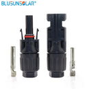 Pair of Solar Connector Solar Solar Plug Cable Connectors (male and female) for Solar Panels and Photovoltaic Systems