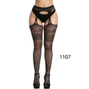 Hot Sale Erotic Stockings With Garter Belt For Women Fishnet Pantyhose Plus Size Thigh High Socks Sexy Lingerie