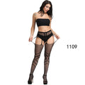 Hot Sale Erotic Stockings With Garter Belt For Women Fishnet Pantyhose Plus Size Thigh High Socks Sexy Lingerie