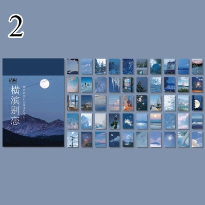 50 Sheets Ins Style Sticker Cute Travel Sticker Decorative Stationery Sticker Diary Scrapbooking Flakes Label Planner Supplies