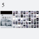 50 Sheets Ins Style Sticker Cute Travel Sticker Decorative Stationery Sticker Diary Scrapbooking Flakes Label Planner Supplies