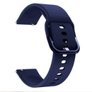 silicone Original 20mm band Strap For Samsung Galaxy Watch Active 2 40/44mm / 3 41mm smartwatch wristband For Huawei GT 2 42mm