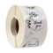 100-500pcs Labels Roll Flower Thank You Stickers Scrapbooking For Gift Decoration Stationery Sticker Seal Label Handmade Sticker