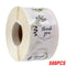 100-500pcs Labels Roll Flower Thank You Stickers Scrapbooking For Gift Decoration Stationery Sticker Seal Label Handmade Sticker