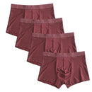 4pcs/lot Bamboo Fiber Men's Boxer Pantie Underpant plus size XXXXL large size shorts breathable underwear 5XL 6XL 7XL 8XL