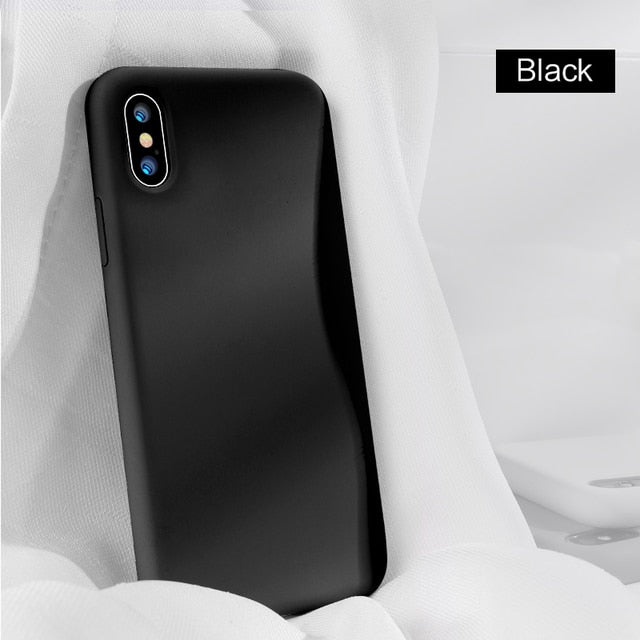 SmartDevil Phone Case For iPhone 12 Pro Max 11 7 8 Plus XR X XS SE2020 Solid Color Silicone Couples Cute Candy Color Soft Simple