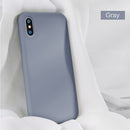 SmartDevil Phone Case For iPhone 12 Pro Max 11 7 8 Plus XR X XS SE2020 Solid Color Silicone Couples Cute Candy Color Soft Simple