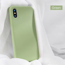 SmartDevil Phone Case For iPhone 12 Pro Max 11 7 8 Plus XR X XS SE2020 Solid Color Silicone Couples Cute Candy Color Soft Simple