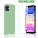 SmartDevil Phone Case For iPhone 12 Pro Max 11 7 8 Plus XR X XS SE2020 Solid Color Silicone Couples Cute Candy Color Soft Simple