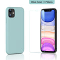 SmartDevil Phone Case For iPhone 12 Pro Max 11 7 8 Plus XR X XS SE2020 Solid Color Silicone Couples Cute Candy Color Soft Simple