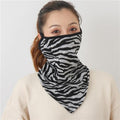 Women Print Face Scarf Winter Spring Mask Female Bandana Designer Warm Foulard Cotton Soft Neck Scarves Ring Wraps Cover 2020