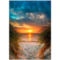 5D Diamond Painting Sunset/Love Beach DIY Round Full Diamond Embroidery Kit Landscape Home Decoration Crafts 30*40cm