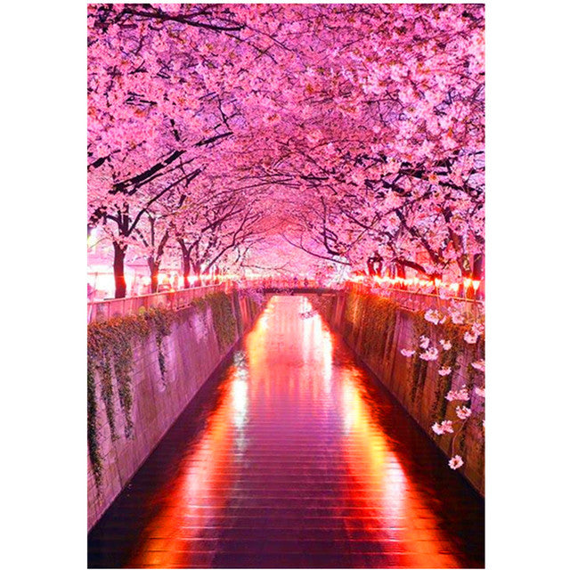 5D Diamond Painting Sunset/Love Beach DIY Round Full Diamond Embroidery Kit Landscape Home Decoration Crafts 30*40cm