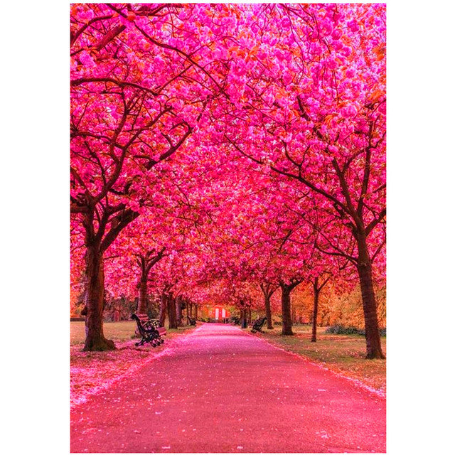 5D Diamond Painting Sunset/Love Beach DIY Round Full Diamond Embroidery Kit Landscape Home Decoration Crafts 30*40cm