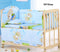 5Pcs/Set Cartoon Animal Baby Crib Bed Bumper For Newborns Infant Bedding Set 100%Cotton Children's Bed Protector Room Dec   ZT25