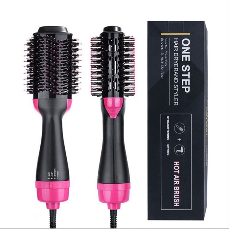 One Step hair dryer brush and Hair curlers 2 In 1 Volumizer Blower hot comb straightener Heating curling iron hair styling tools