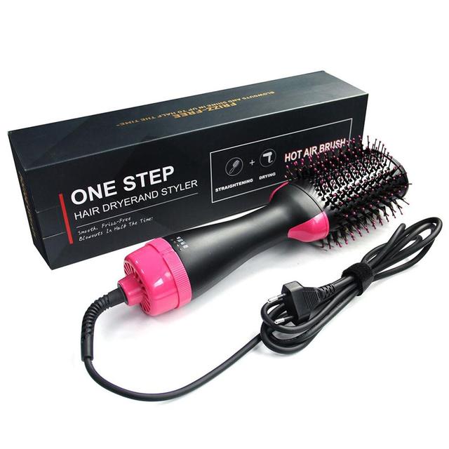 One Step hair dryer brush and Hair curlers 2 In 1 Volumizer Blower hot comb straightener Heating curling iron hair styling tools