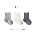 3 Pairs Baby Girl Boy Socks Toddler Cotton Baby Winter Clothes Accessories Pure Color Combed Cotton Baby Socks For Autumn 2020