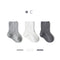 3 Pairs Baby Girl Boy Socks Toddler Cotton Baby Winter Clothes Accessories Pure Color Combed Cotton Baby Socks For Autumn 2020