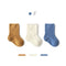 3 Pairs Baby Girl Boy Socks Toddler Cotton Baby Winter Clothes Accessories Pure Color Combed Cotton Baby Socks For Autumn 2020