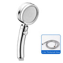 Handheld Shower Head High Pressure 5 Function Adjustable Bath Shower Jets with On/Off Pause Switch Removable Filter with Hose