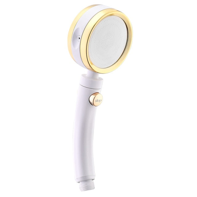 Handheld Shower Head High Pressure 5 Function Adjustable Bath Shower Jets with On/Off Pause Switch Removable Filter with Hose