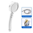 Handheld Shower Head High Pressure 5 Function Adjustable Bath Shower Jets with On/Off Pause Switch Removable Filter with Hose
