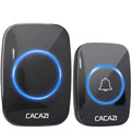 CACAZI 60 Chime 110DB 300M Wireless Doorbell Waterproof Remote EU AU UK US Plug Smart Door Bell Battery 1 Button 1 2 3 Receiver