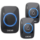 CACAZI 60 Chime 110DB 300M Wireless Doorbell Waterproof Remote EU AU UK US Plug Smart Door Bell Battery 1 Button 1 2 3 Receiver