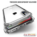 Luxury Shockproof Transparent Silicone Case For iPhone 11 Pro Max XR X XS Soft Phone Shell For iphone 6 7 8 Plus 12 Back Cover