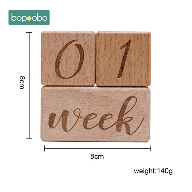 Bopoobo 1Set Bath Toys Set Kid Swaddle Wrap Baby Milestones Brush Rattle Bracelet Bibs Photography Supplies Birth Gift Product