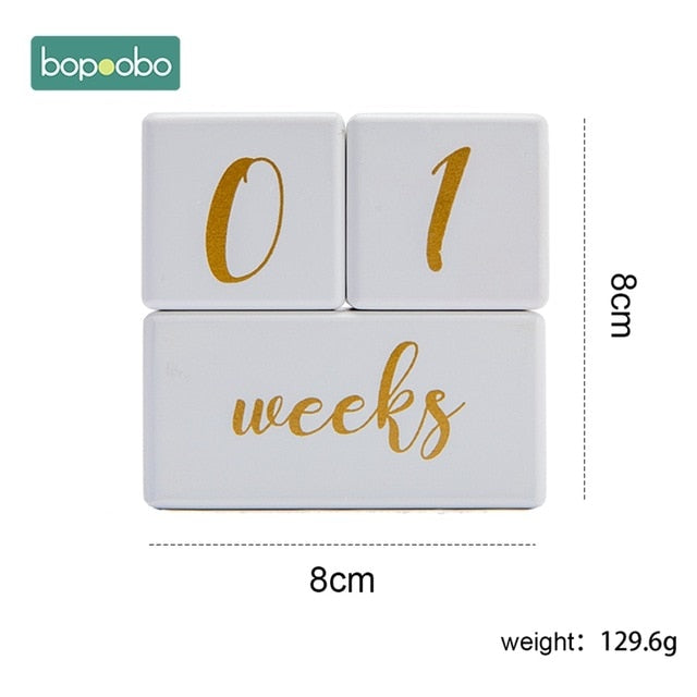 Bopoobo 1Set Bath Toys Set Kid Swaddle Wrap Baby Milestones Brush Rattle Bracelet Bibs Photography Supplies Birth Gift Product