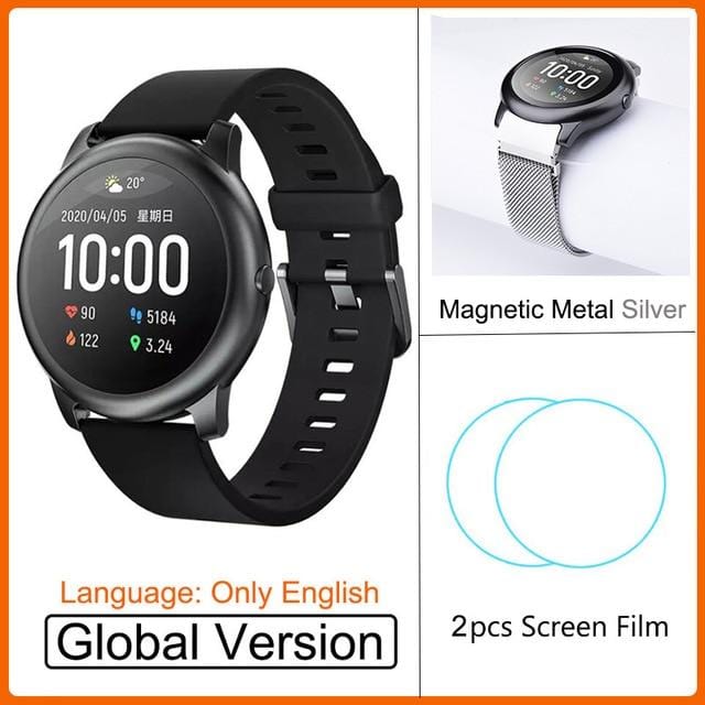 Youpin Haylou Solar Smart Watch Korean Global Version Sport fitness Bracelet band Smartwatch Women Men For Android iOS Xiaomi