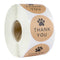 round"Handmade with love" Stickers seal labels roll sticker for Package decorate handmade sticker stationery supplies50-500pcs