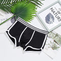 New Mens Underwear Stripe Boxers Men Boxershort Panties Man Boxeur Splicing Homme Underpants Calzoncillos Cotton Trunk Designer